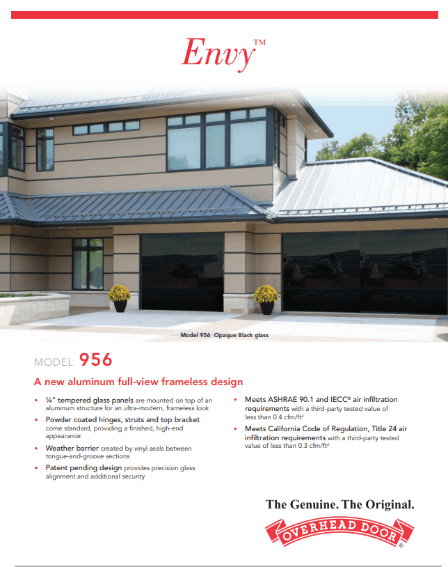 ENVY Collection Brochure Cover 1
