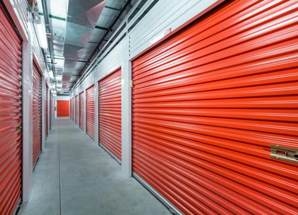 rolling sheet doors storage unit
